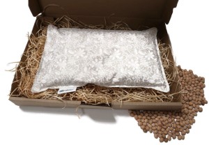 Termofor z pestek wiśni - duży - 20x30 Koronka ecru