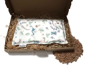 Termofor z pestek wiśni - duży - 20x30  Pastelowo