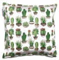 Poduszka z łuską gryki, gryczana 40x40cm Kaktusy