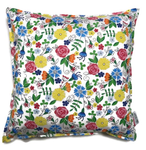 Poduszka z łuską gryki, gryczana 40x40cm WIOSENNIE