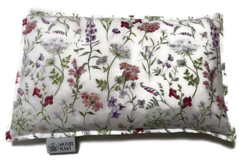 Termofor z pestek wiśni  20x30cm Duży Kwiaty