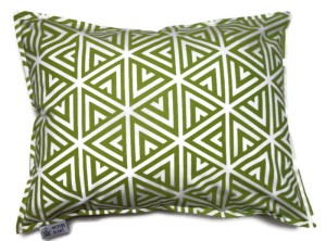 Poduszka z łuską gryki 30x40cm PIRAMIDKI GREEN