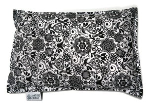 Termofor z pestek wiśni EKO - duży -20x30 Wzorki czarne