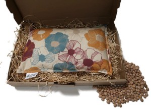 Termofor z pestek wiśni - duży -20x30  Flowers 1