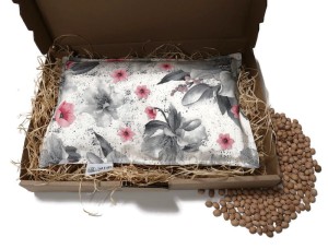 Termofor z pestek wiśni - duży -20x30  Flowers 3