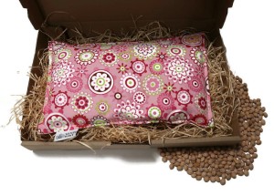 Termofor z pestek wiśni EKO - duży -20x30 Łączka róż